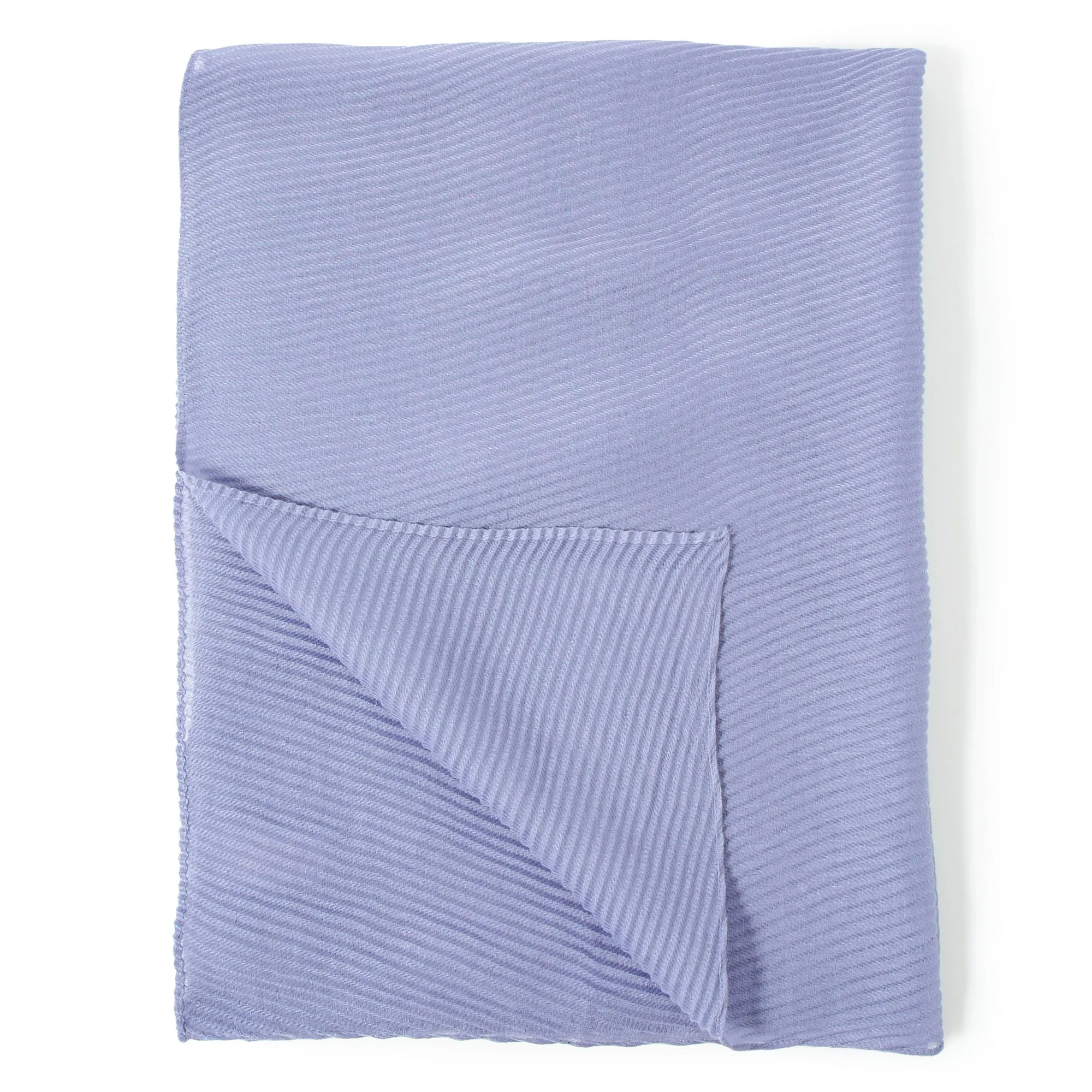 Accessorize London Women's Lightweight Pleat Scarf- Blue