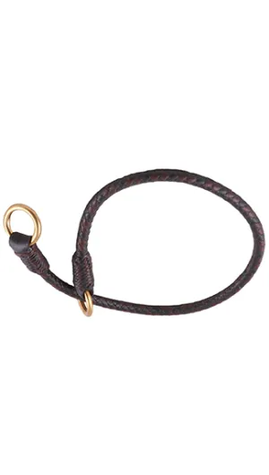 Alvalley Braided Leather Slip Collar