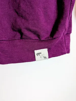 Bear & Roo Purple Pullover Hoodie (2T)