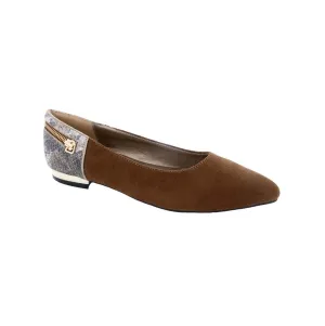 Bellini Novatoo Women Flat Slip-on In Brown Micro/snake