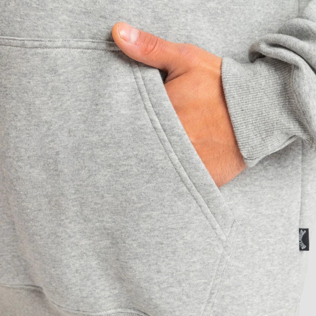 Billabong Arch Pullover Hoodie Grey Heather