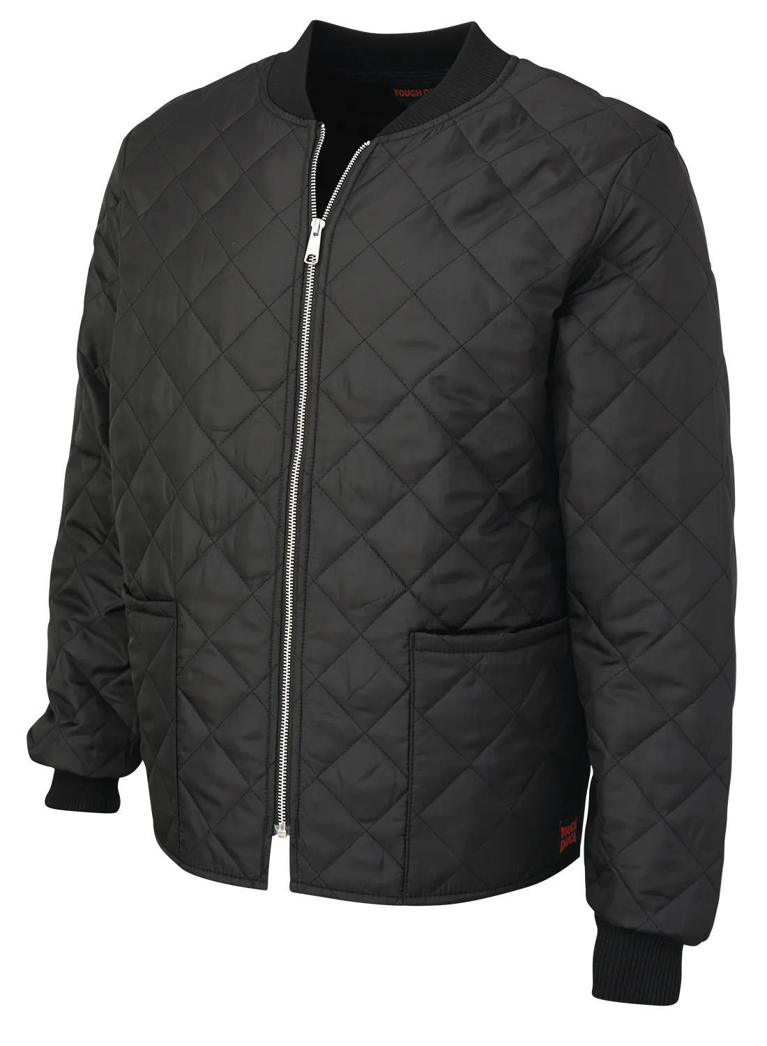 Black Quilted Freezer Jacket by Tough Duck - Style WJ25