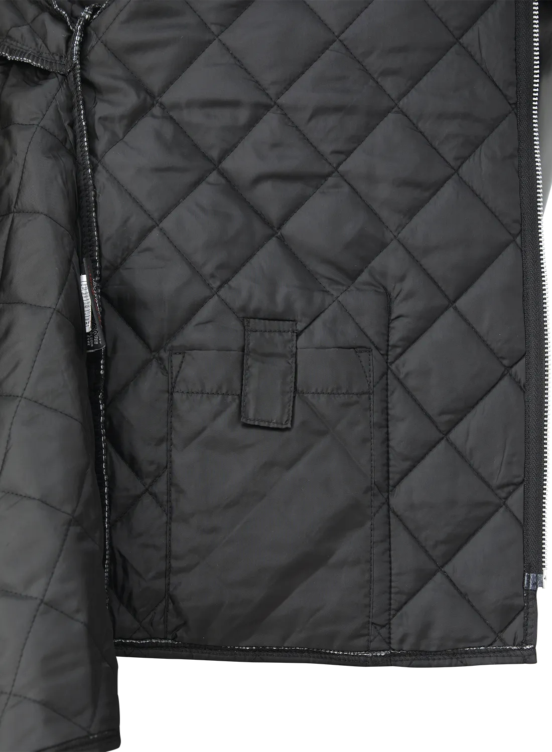 Black Quilted Freezer Jacket by Tough Duck - Style WJ25