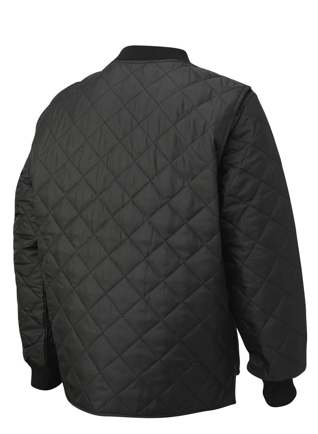 Black Quilted Freezer Jacket by Tough Duck - Style WJ25