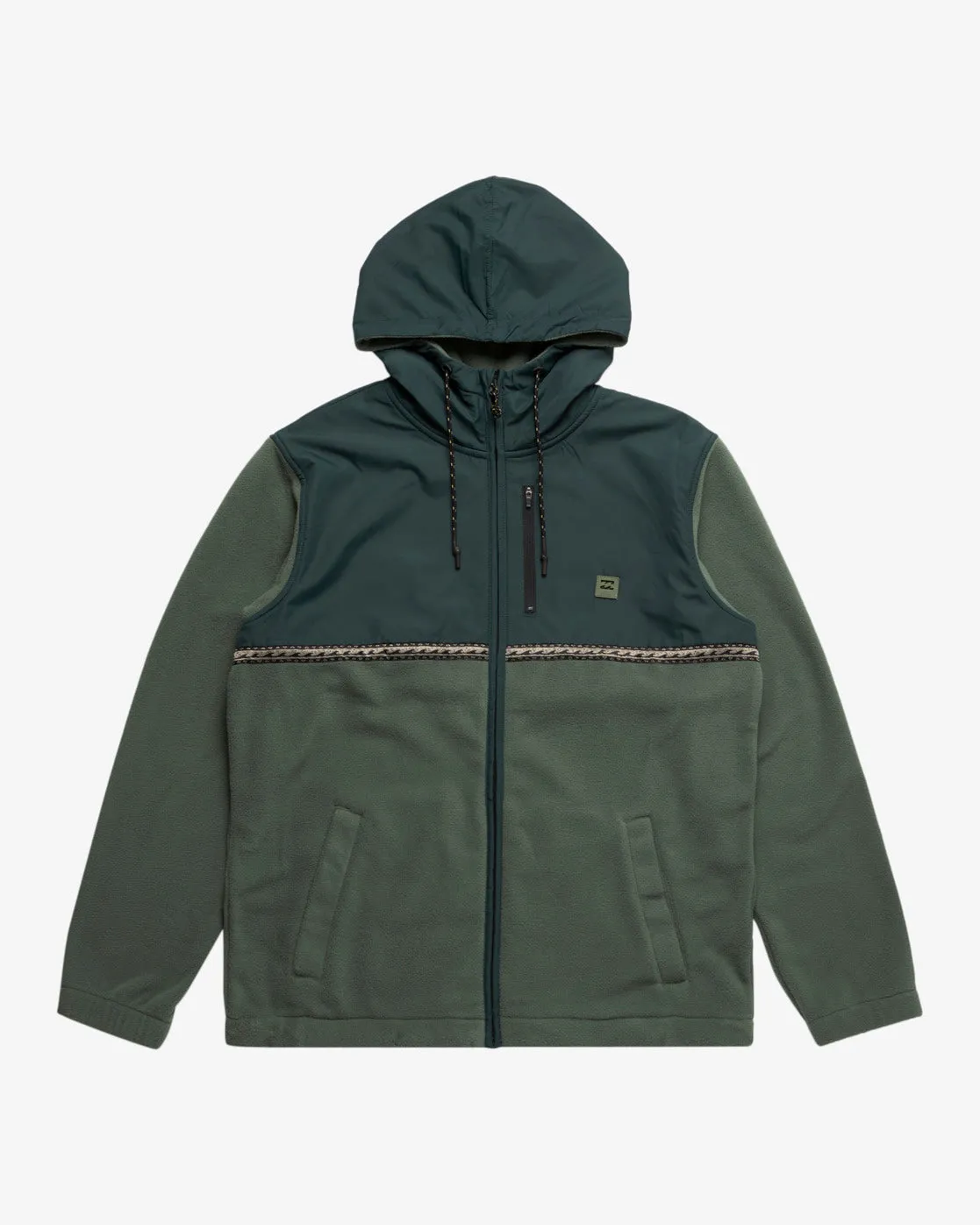 Boundary Lite Zip Hoodie - Forest Green