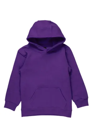 Boys Purple Basic Hoodie