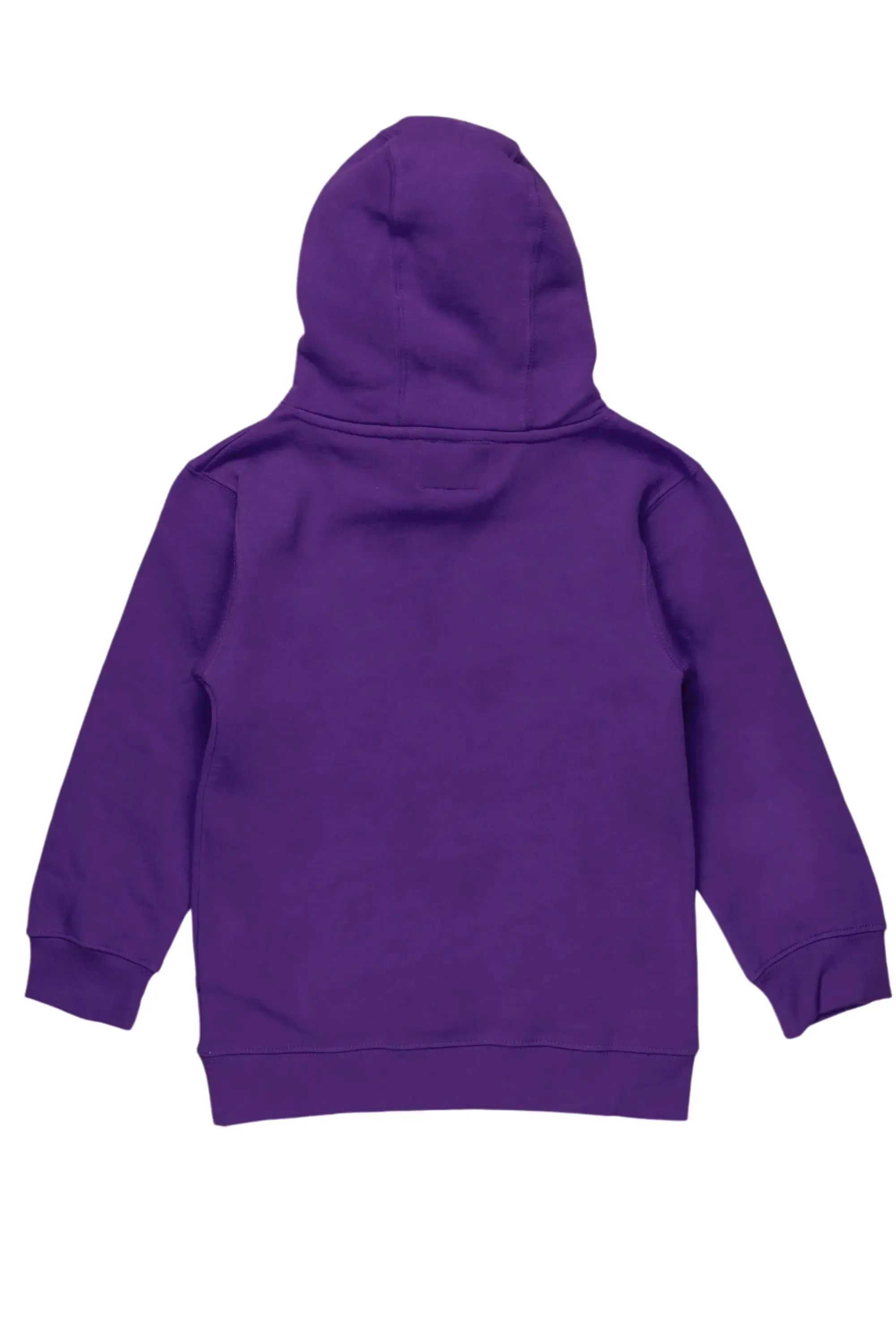 Boys Purple Basic Hoodie