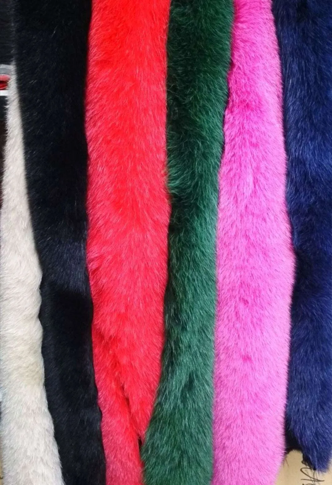 BY ORDER (not Tail) XL Extra Large Real Fox Fur Trim Hood, Green Fur collar trim, Fox Fur Collar, Fur Scarf, Fur Ruff, Fox Fur Hood, Jacket