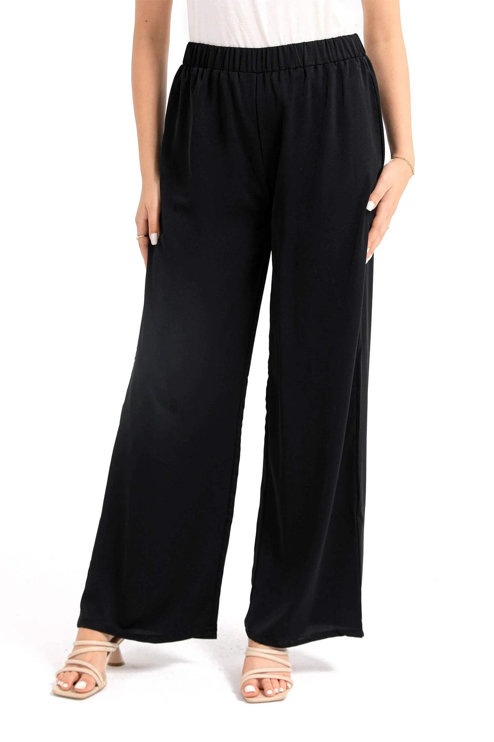 Cotton High Waist Pants