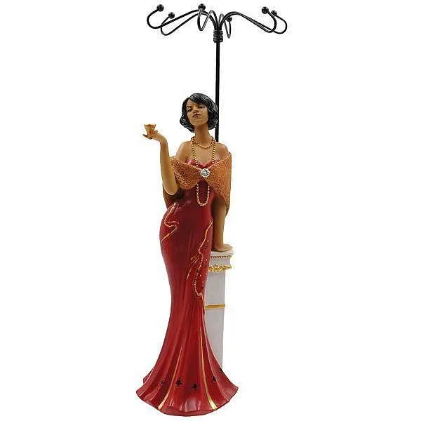 Crimson Queen Jewelry Holder Figurine