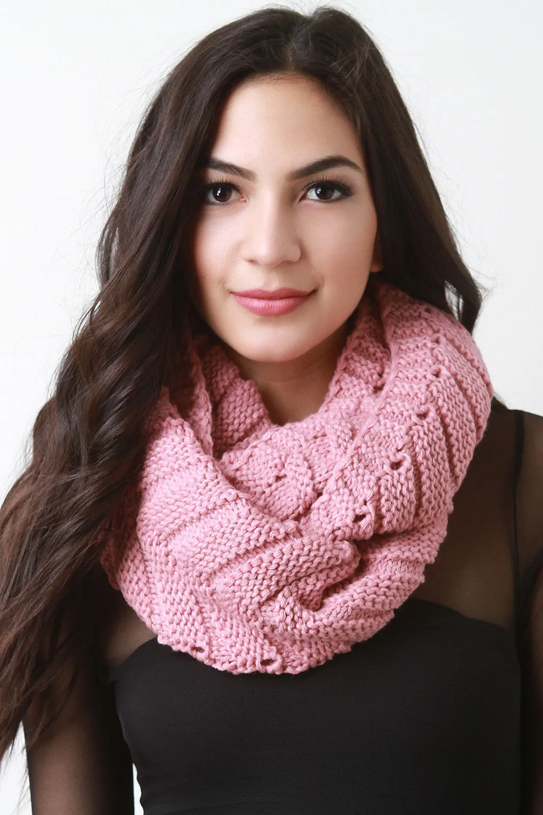 Crochet Chunky Cowl Infinity Scarf