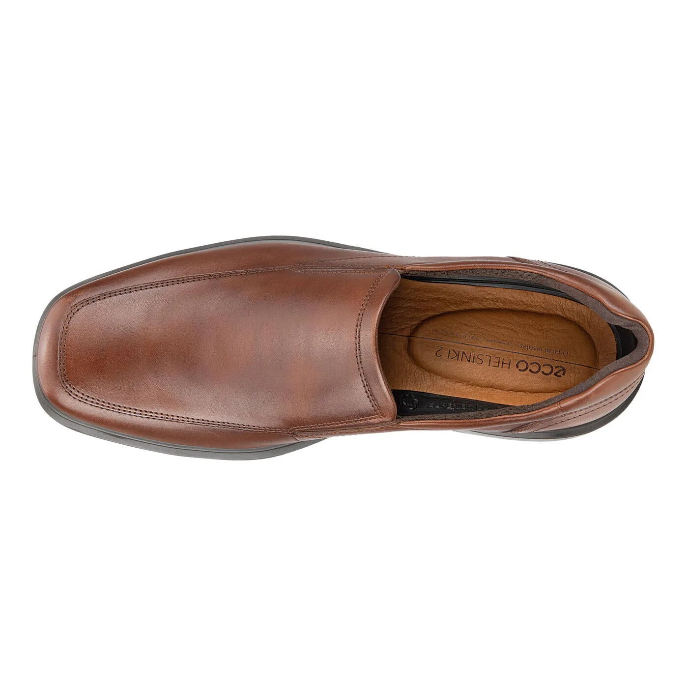 Ecco Men's Helsinki 2 Apron Toe Slip-On Cognac