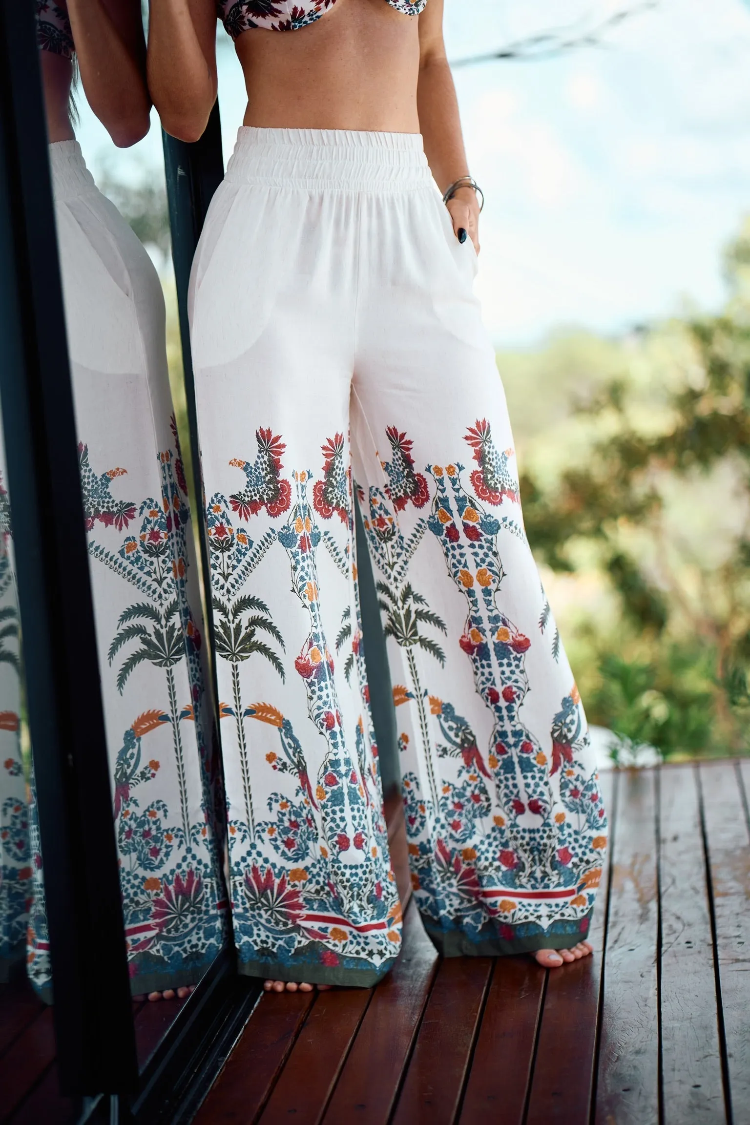 Elegant high waist trouser