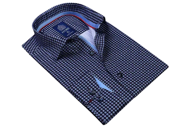 Experience Elegance with Avenue 21 European Men’s Shirt | Blue | K05