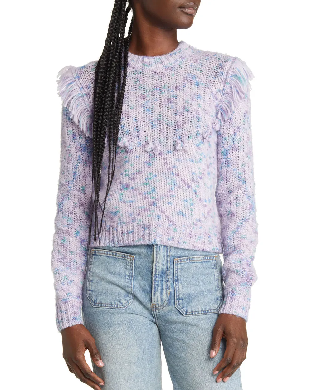 Frosted Berry Koru Pullover