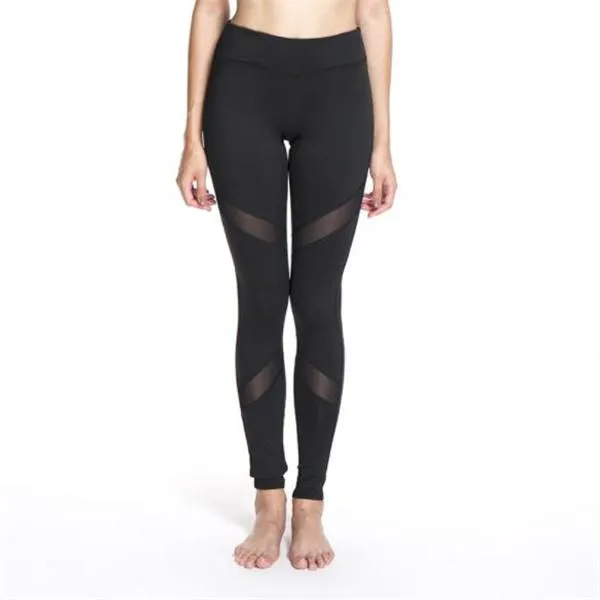 High Waist Mesh Yoga Pants