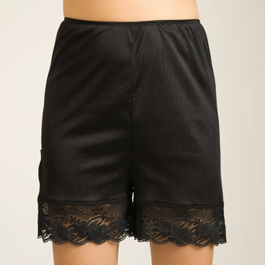 HONEY SLIP SHORTS BLACK