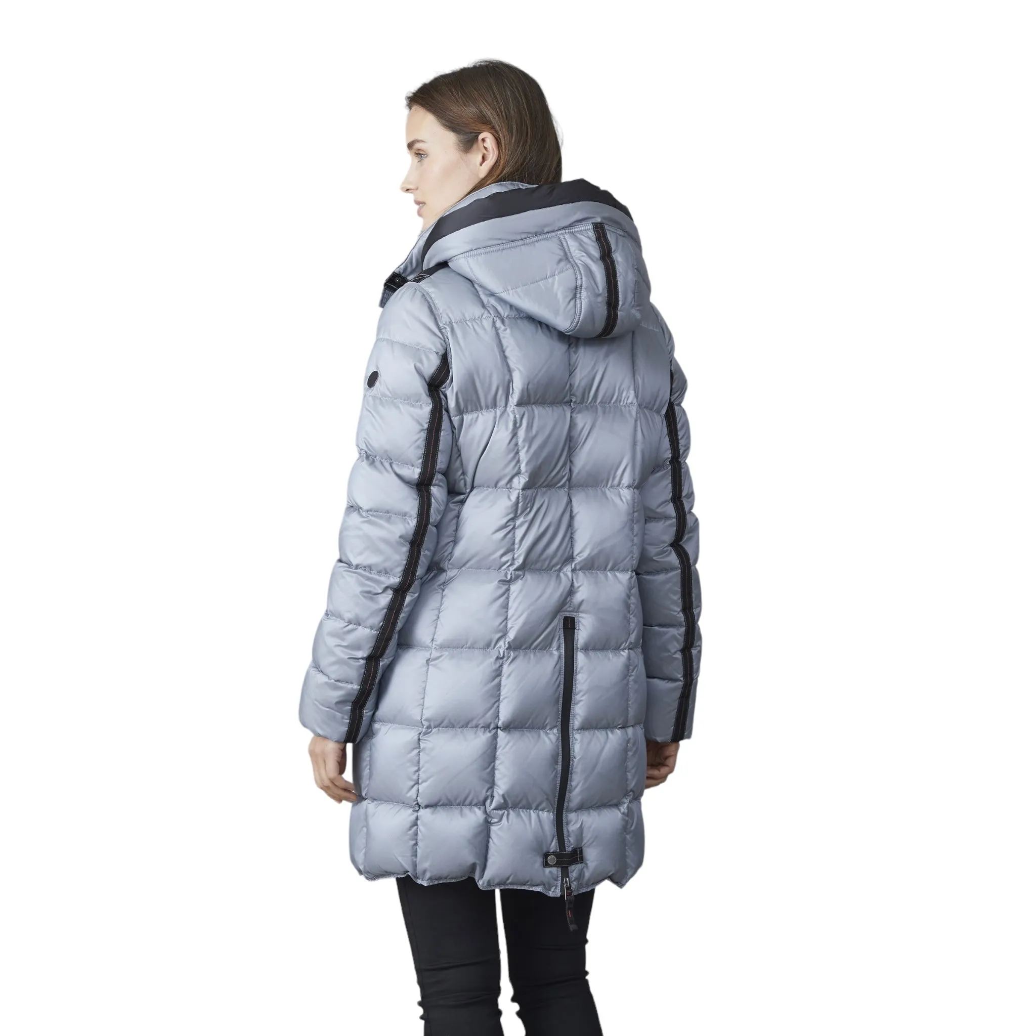 Junge Mary Down Padded Coat Dove Blue