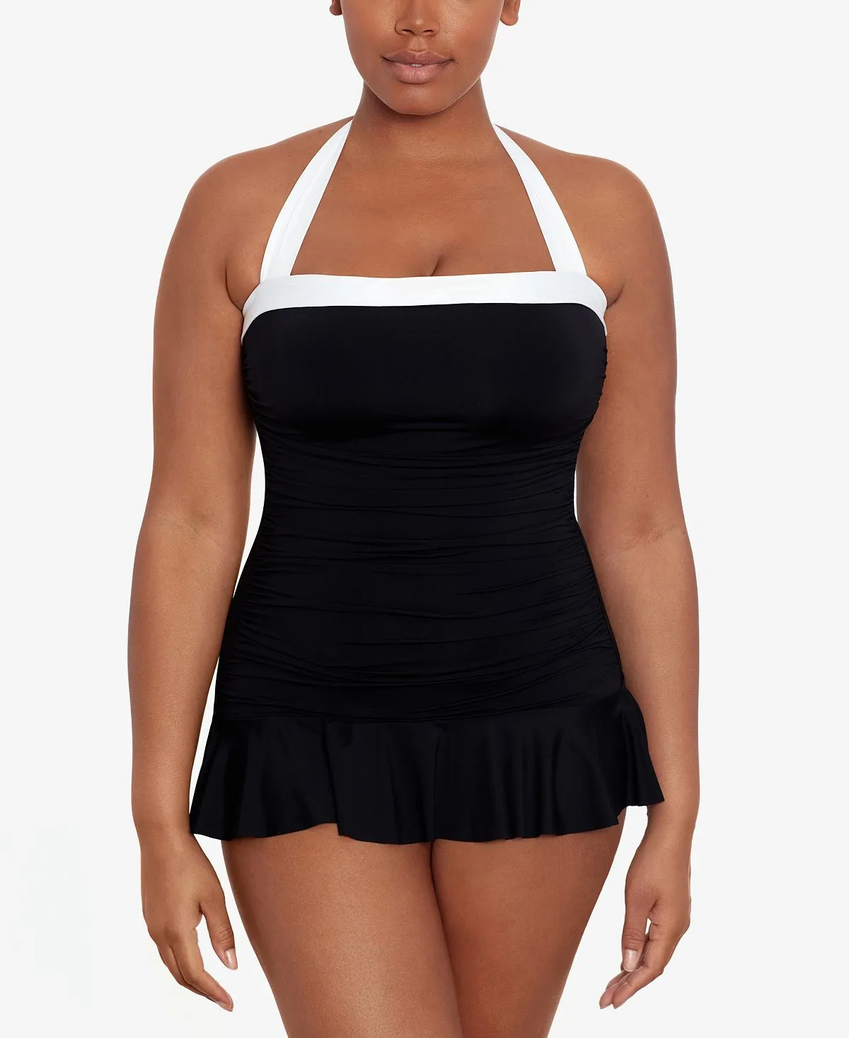 Lauren by ralph lauren bel air Lauren Ralph Lauren one-piece swimsuit, black