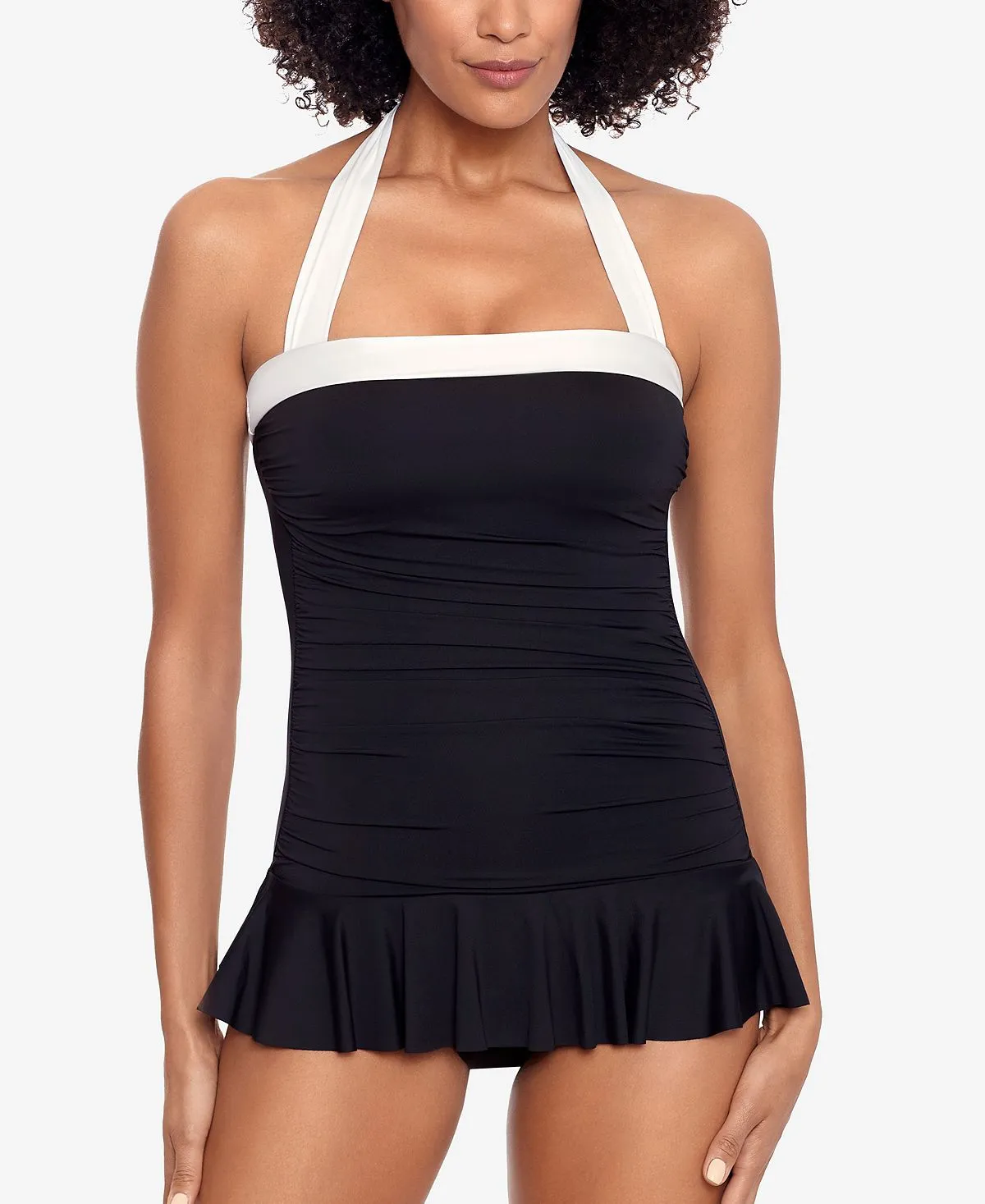 Lauren by ralph lauren bel air Lauren Ralph Lauren one-piece swimsuit, black