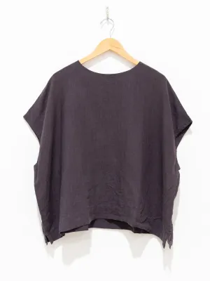 Linen Pullover - Purple