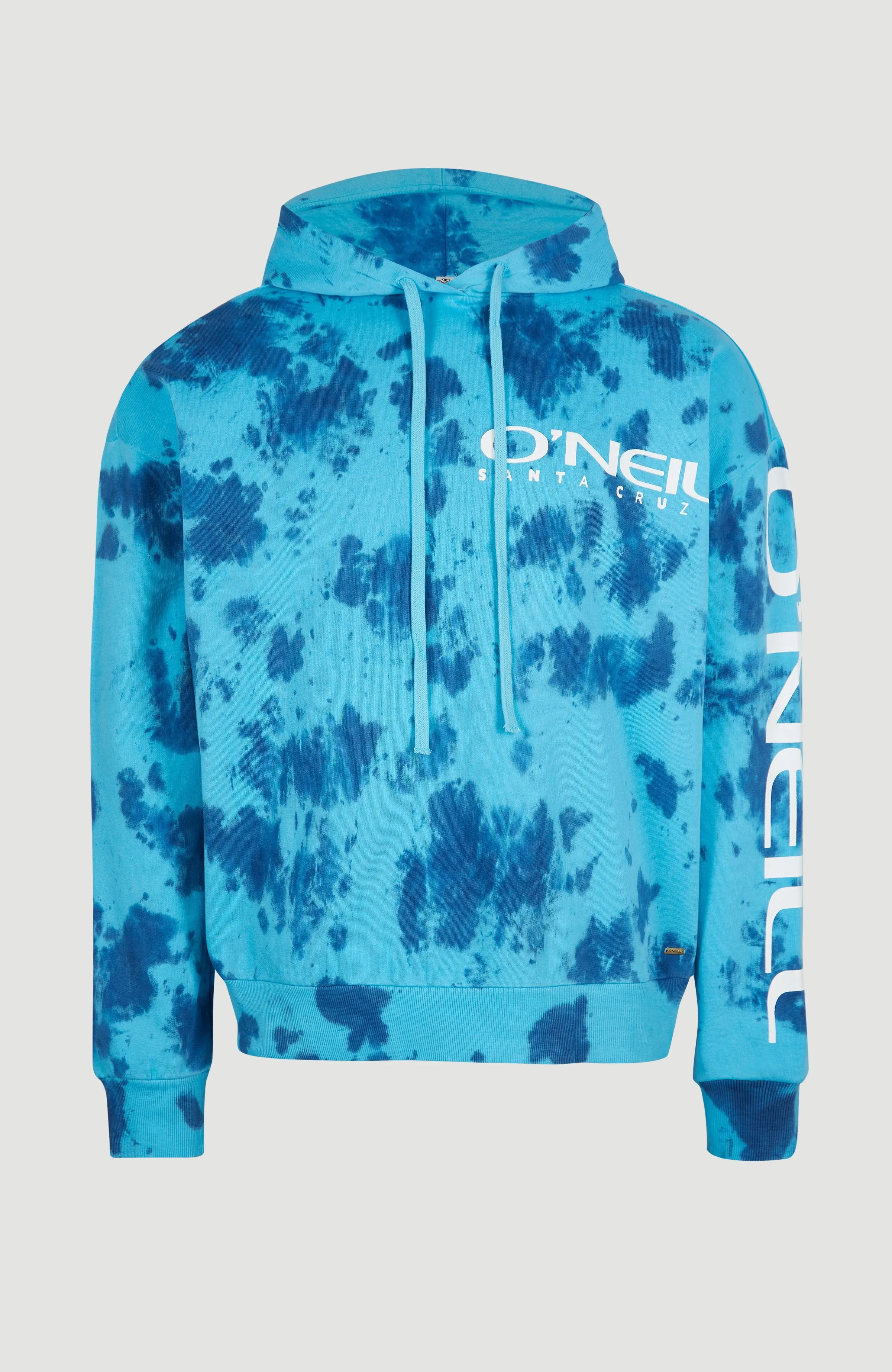 Oakes Hoodie | Bright Blue Tie Dye