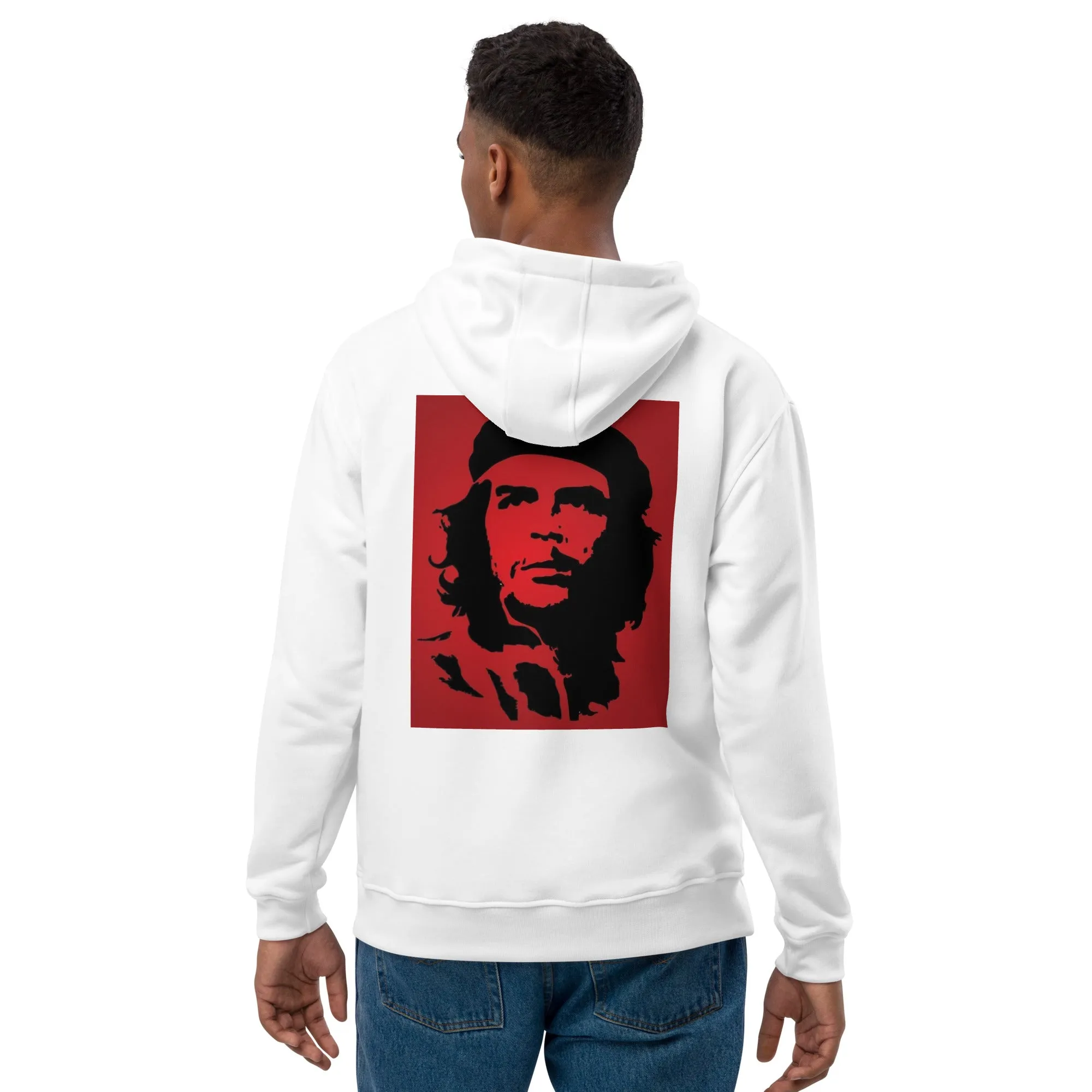 Premium eco hoodie  with 1953 Cuban revolution design sourced Vecteezy.com