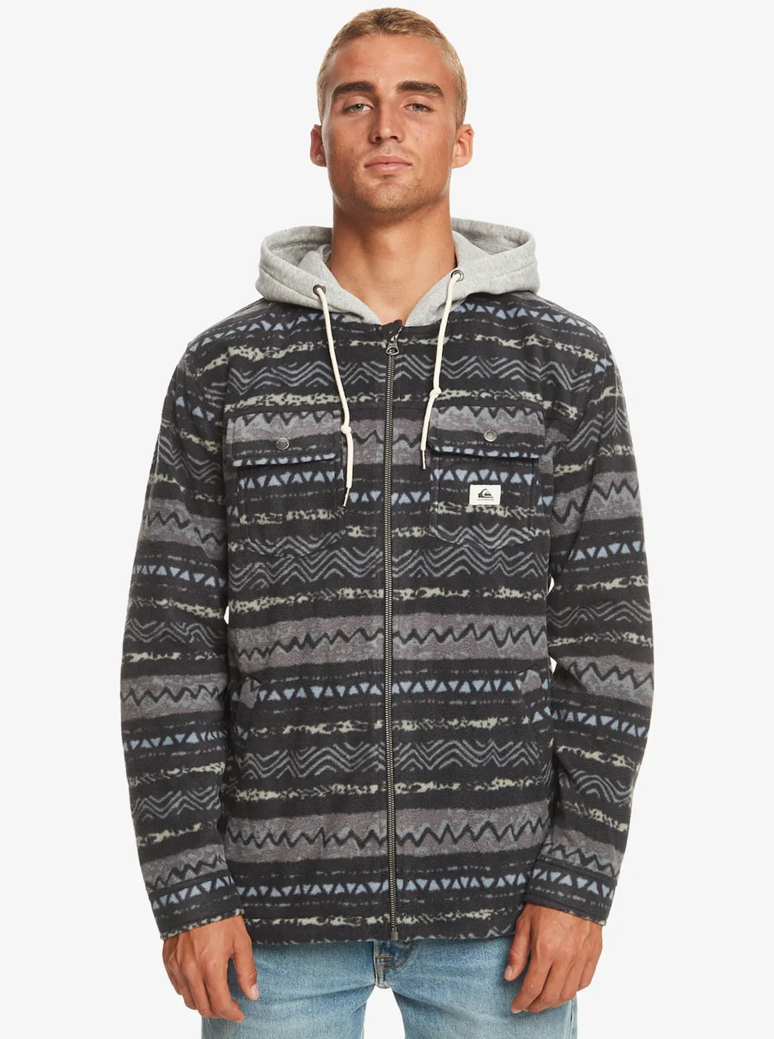 Quiksilver Super Swell L/S Shirt-Tarmac Playa Mesa