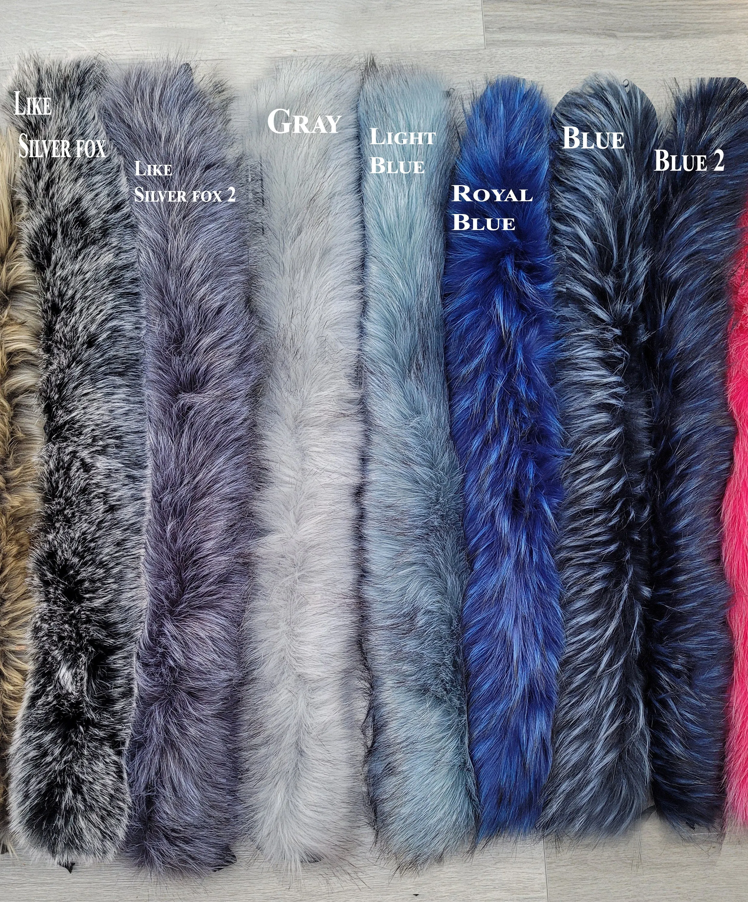 READY to SHIP Faux Fur Vegan Trim Hood 60-80 cm, Faux Fur Collar Trim, Fur Fabric, Fur Ruff, Faux Fur Hood, Hood Fur Jacket, Fur stripe, Fur