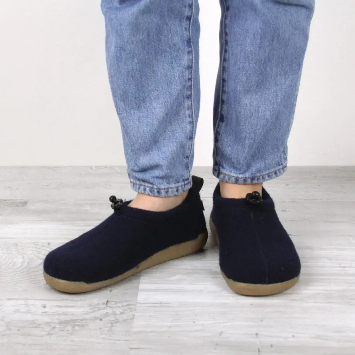 Sanita Lodge Shoe Slippers Unisex In Navy-461954-029