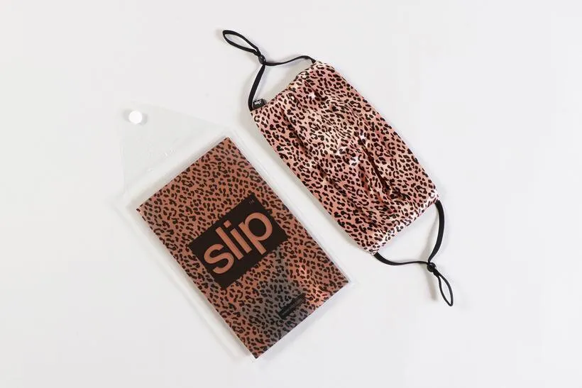 Slip Face Covering - Rose Leopard