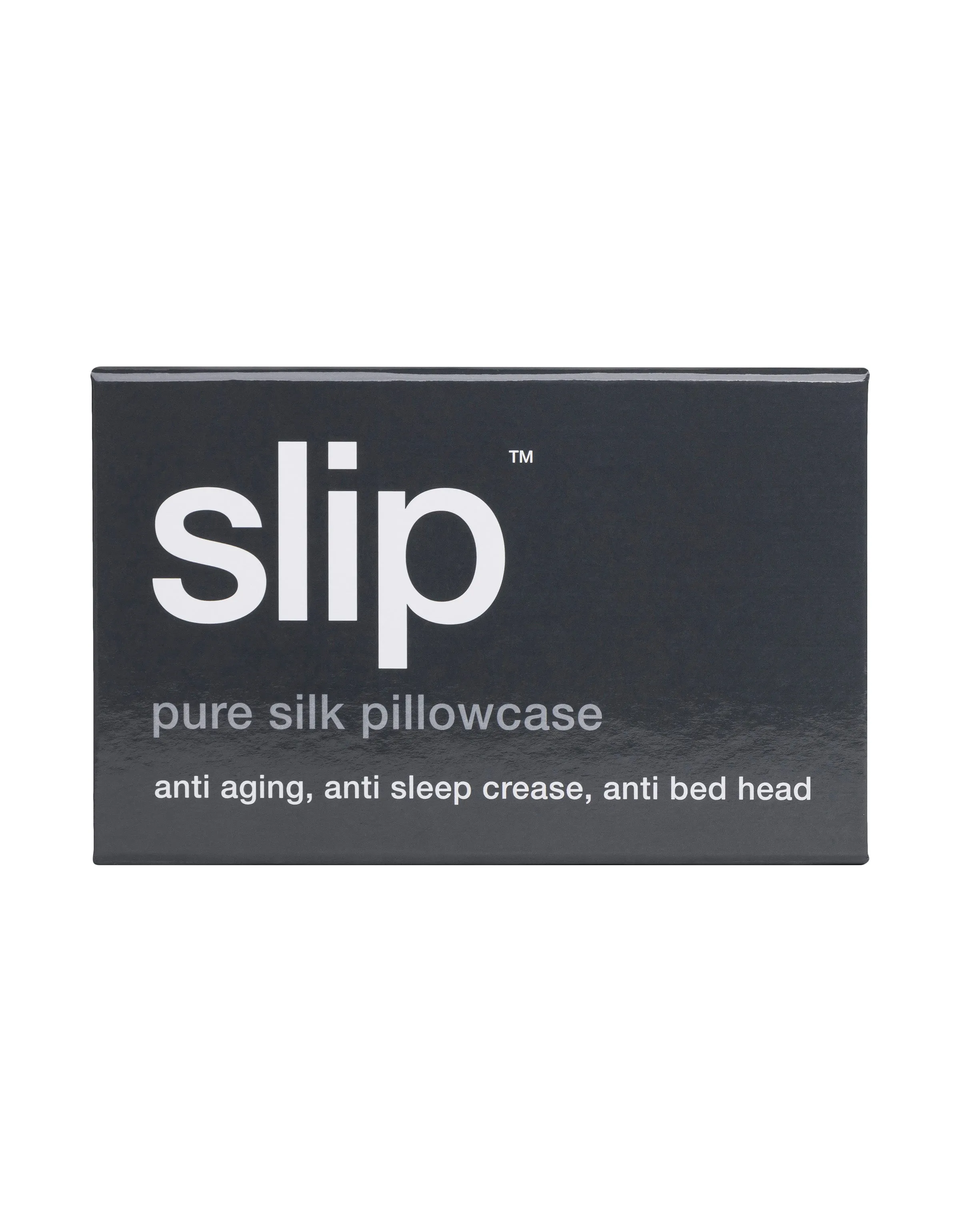 Slip silk pillowcase - Charcoal