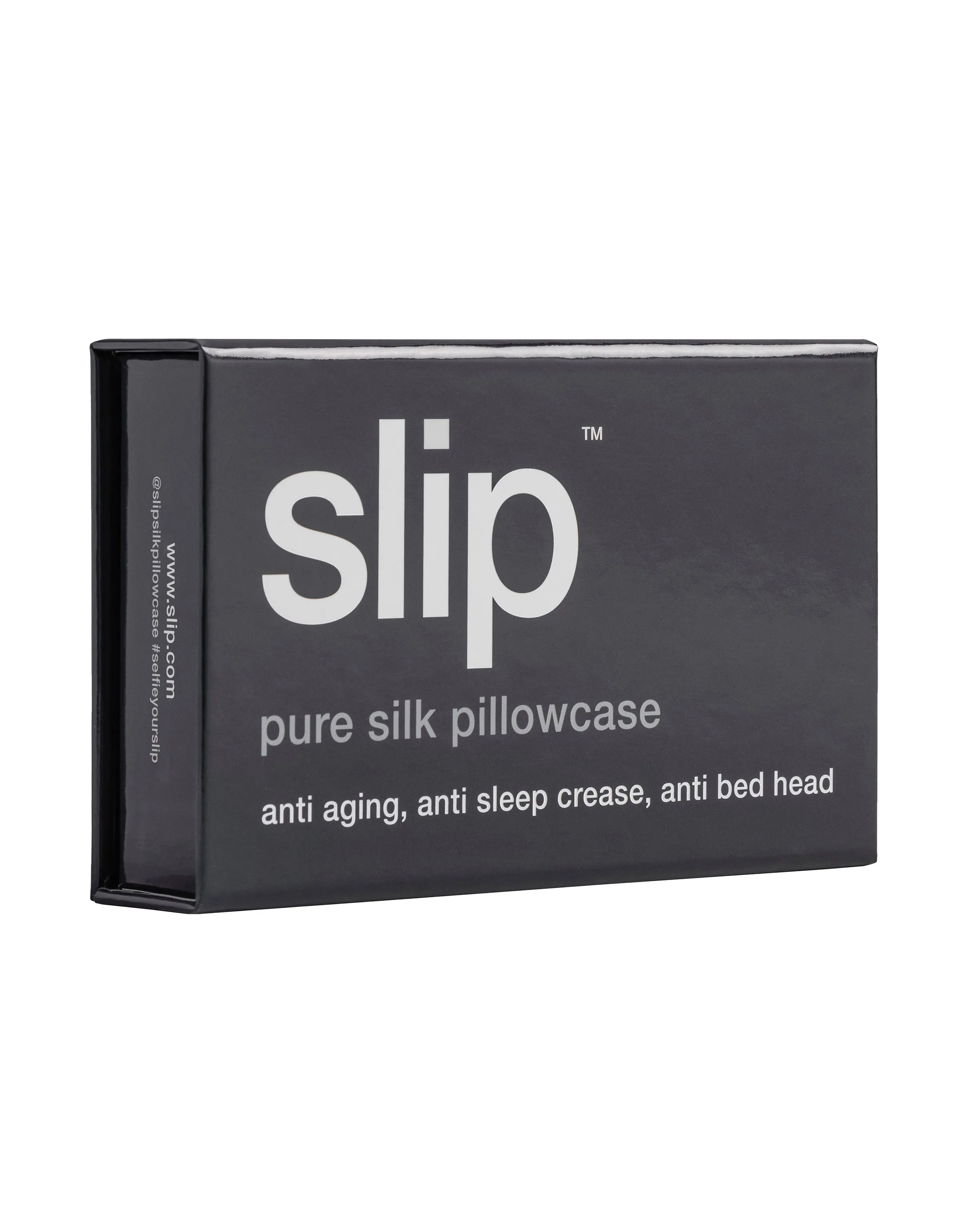 Slip silk pillowcase - Charcoal