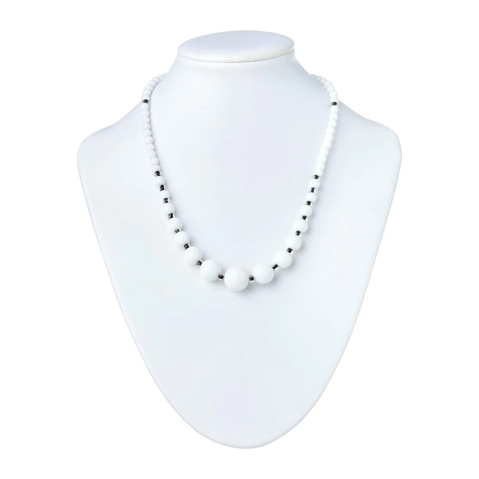 Sophisticated in White Jade Necklace