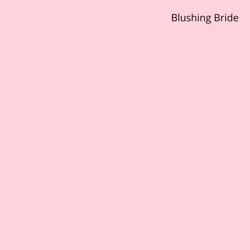 Sophisticated Solids - Blushing Bride