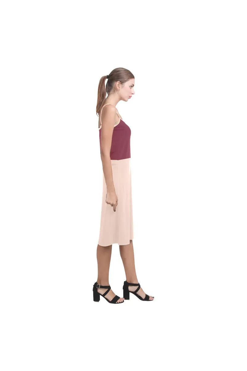 Sugar Almond_Crème de Pêche Alcestis Slip Dress (Model D05)