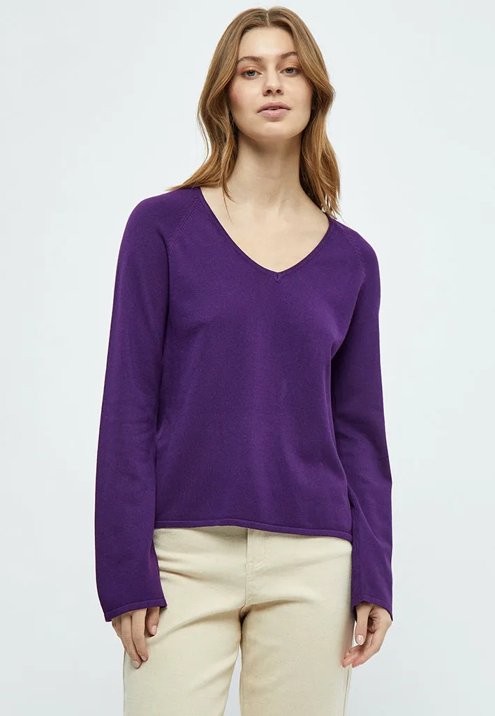 Tana Knit Pullover - Imperial Purple