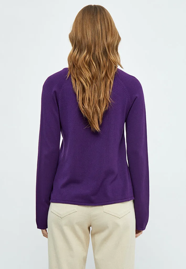 Tana Knit Pullover - Imperial Purple