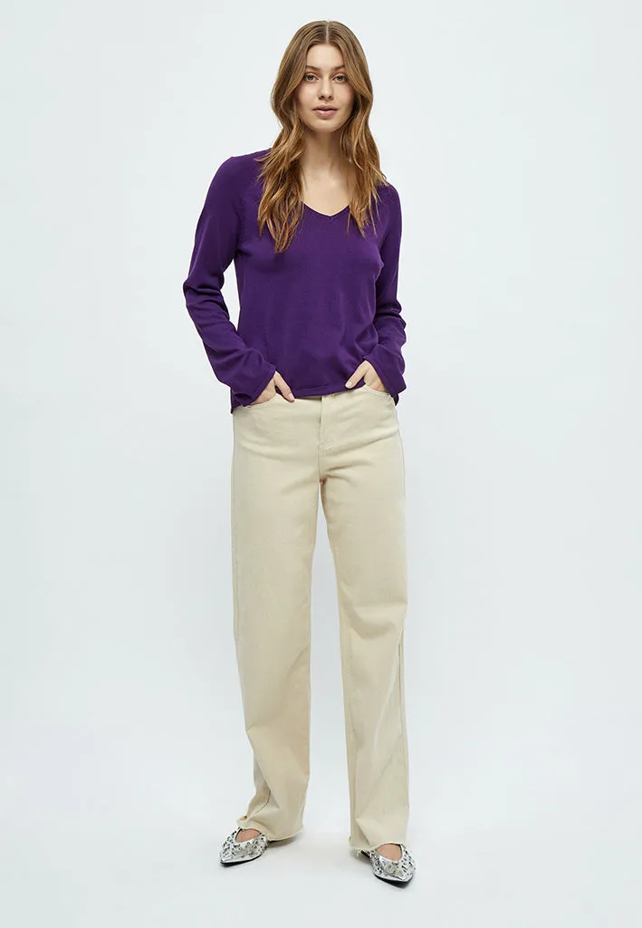 Tana Knit Pullover - Imperial Purple