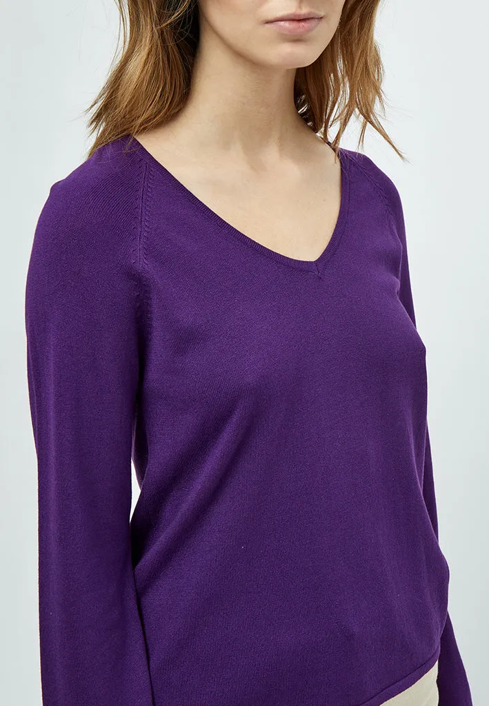 Tana Knit Pullover - Imperial Purple