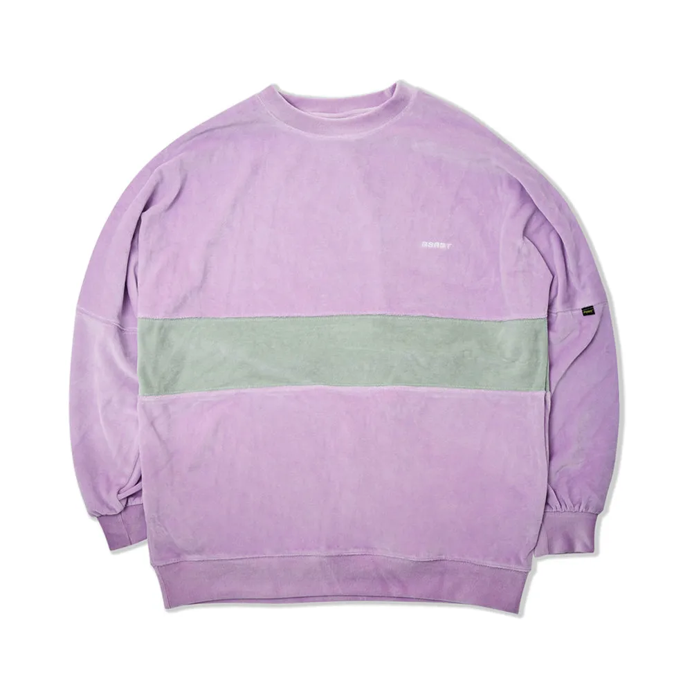 WL VELOUR PULLOVER PURPLE