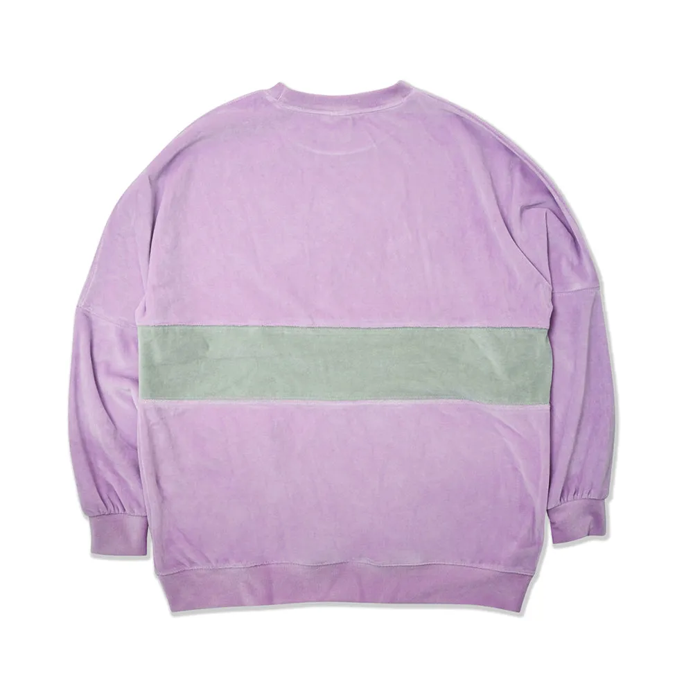 WL VELOUR PULLOVER PURPLE