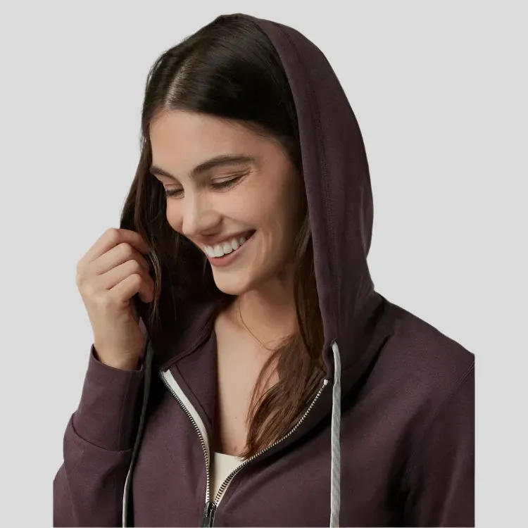 Womens Halo Performance Hoodie 2.0 -  Elderberry Heather