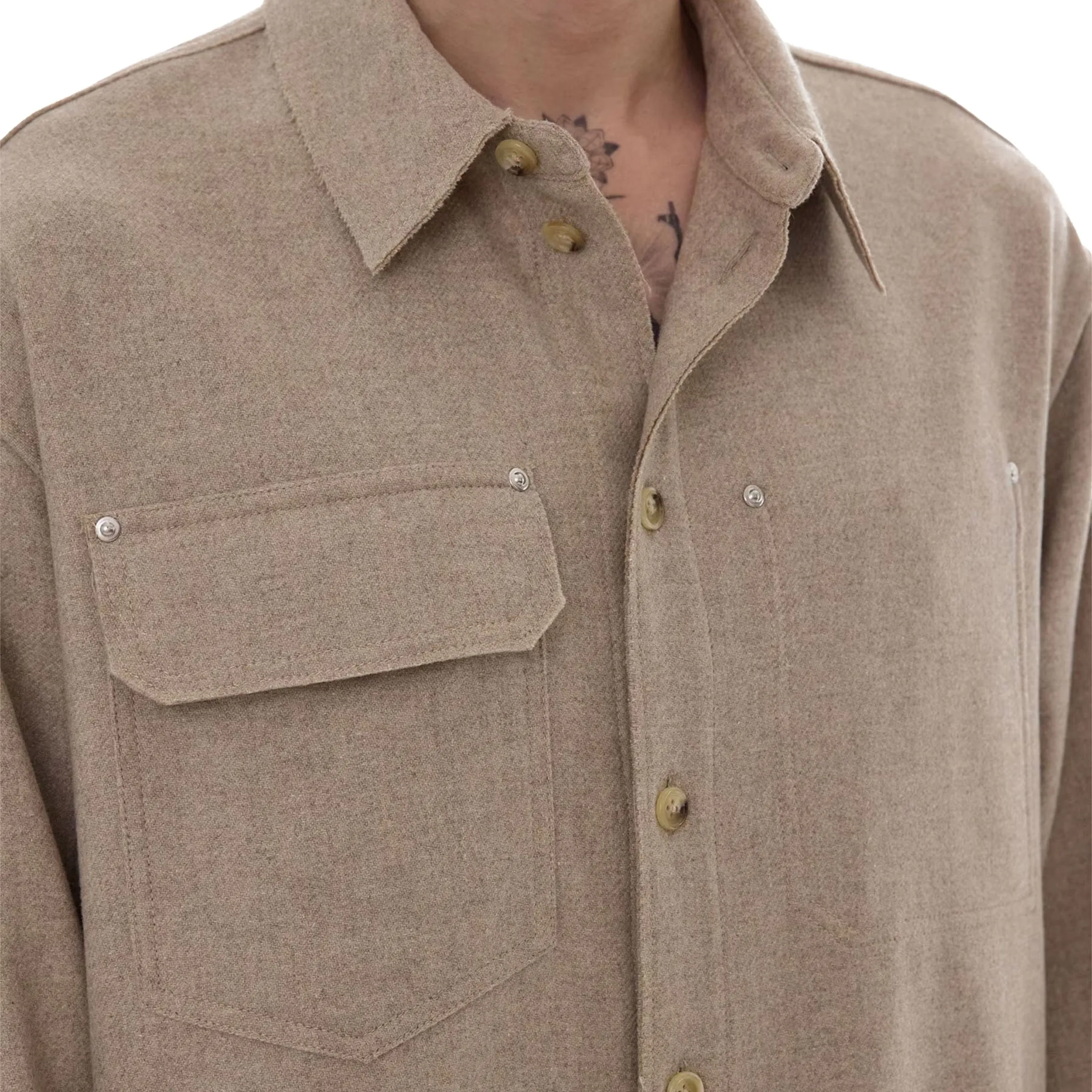 WOOL-BLEND SHIRT